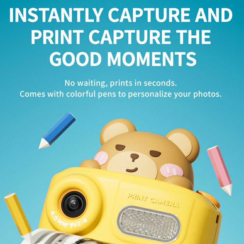KOOOL K64 Children HD Dual Lenses Instant Camera for Photography and Video Recording KOOOL K64 Children HD Dual Lenses Instant Camera for Photography and Video Recording